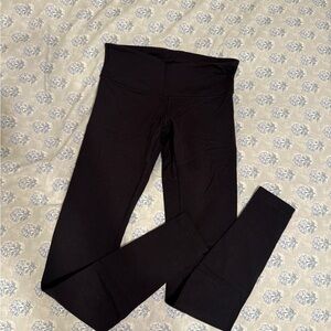 Lululemon Black Wunder Train Leggings size 6